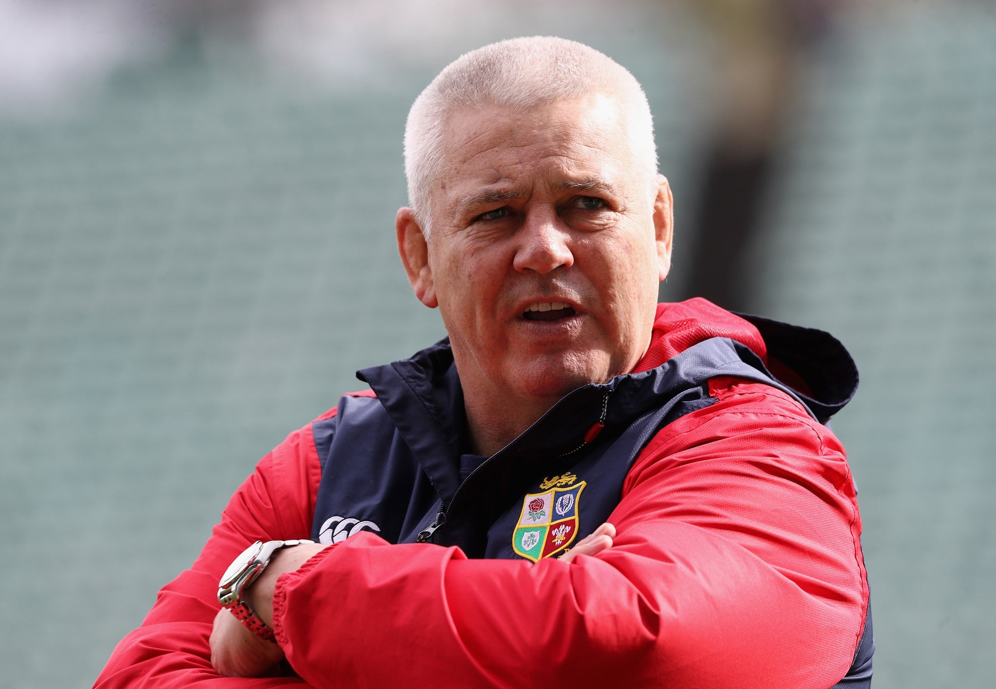 &#13;
Gatland oversaw a 'tasty' training session on Thursday &#13;