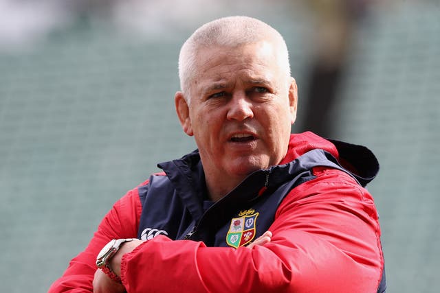 Warren Gatland oversaw a 'testy' training session for the British and Irish Lions
