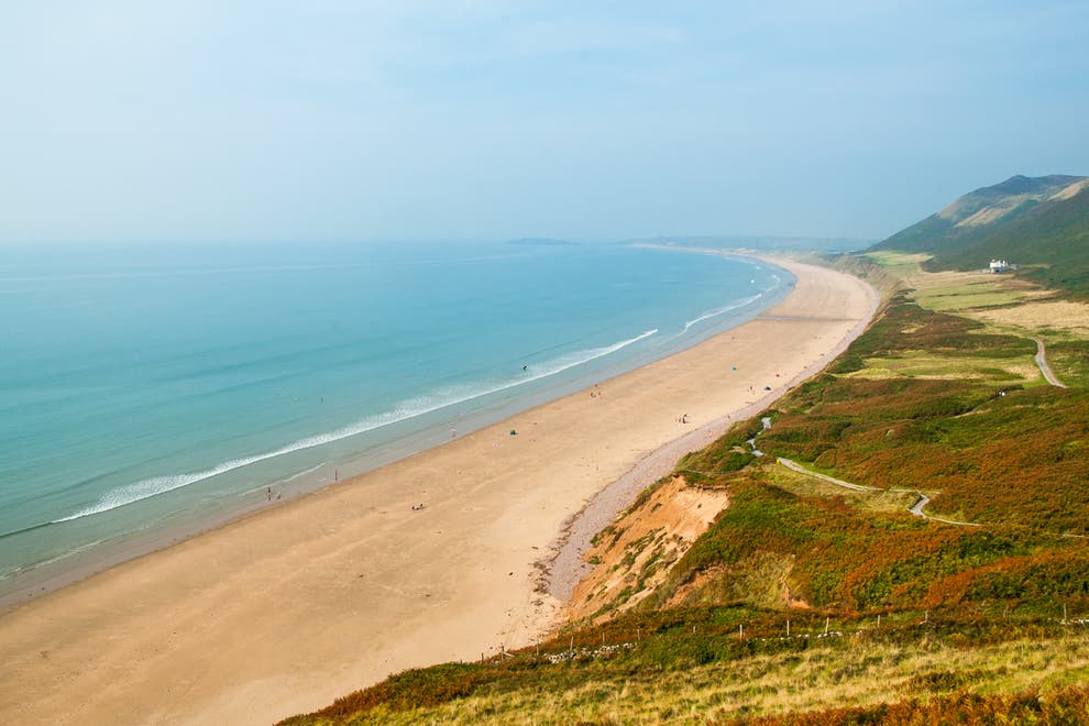 Rhossili Bay in Wales is named the best beach in Europe The