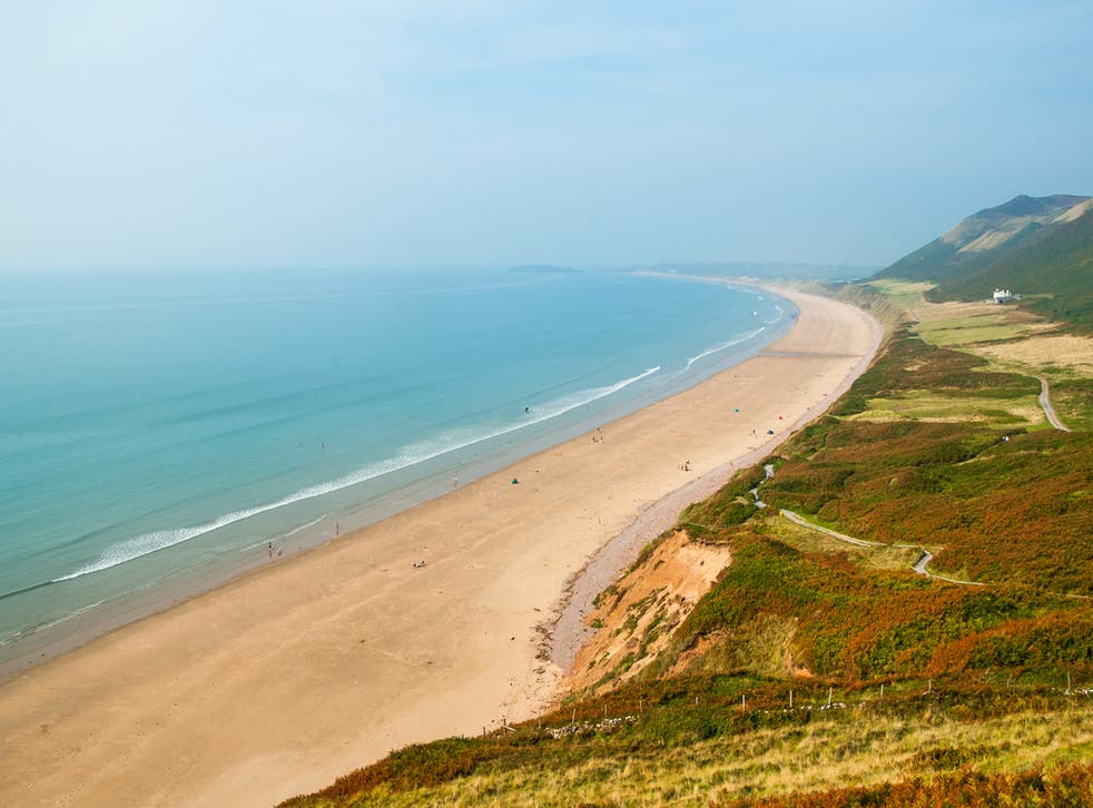 Rhossili Bay was the only European beach to make the top 10