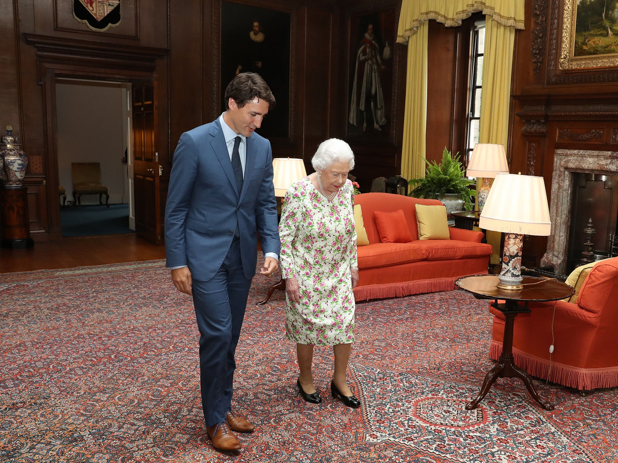 The Canadian Prime Minister met with the Queen in Edinburgh on Wednesday – and hopefully delivered some economic advice