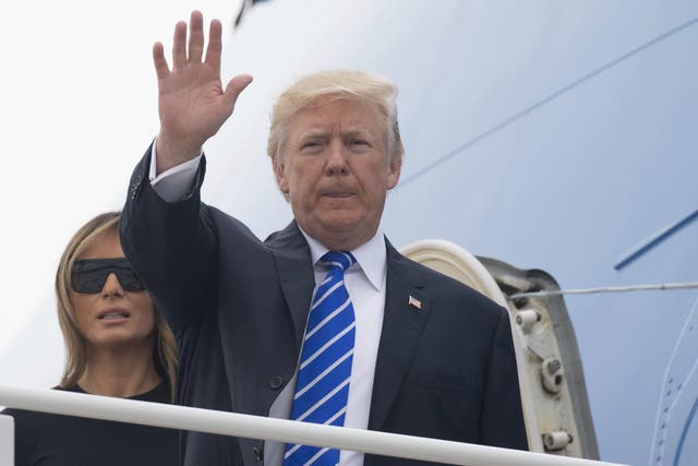 Donald Trump has arrived in Poland ahead of the G20 summit, where he will meet Putin for the first time