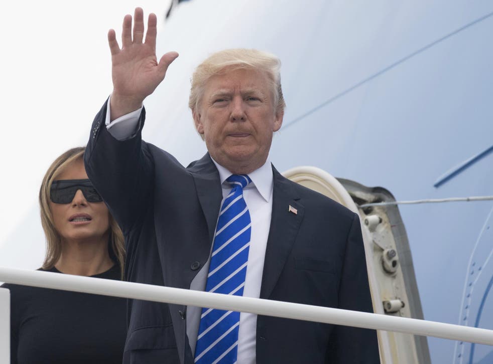 Donald Trump has arrived in Poland ahead of the G20 summit, where he will meet Putin for the first time