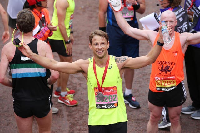 <p>Former Formula One driver Jenson Button is a keen triathlon competitor and Strava user</p>