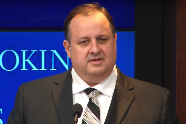 Former Office for Government Ethics Director Walter Shaub speaks at a Brookings Institution event