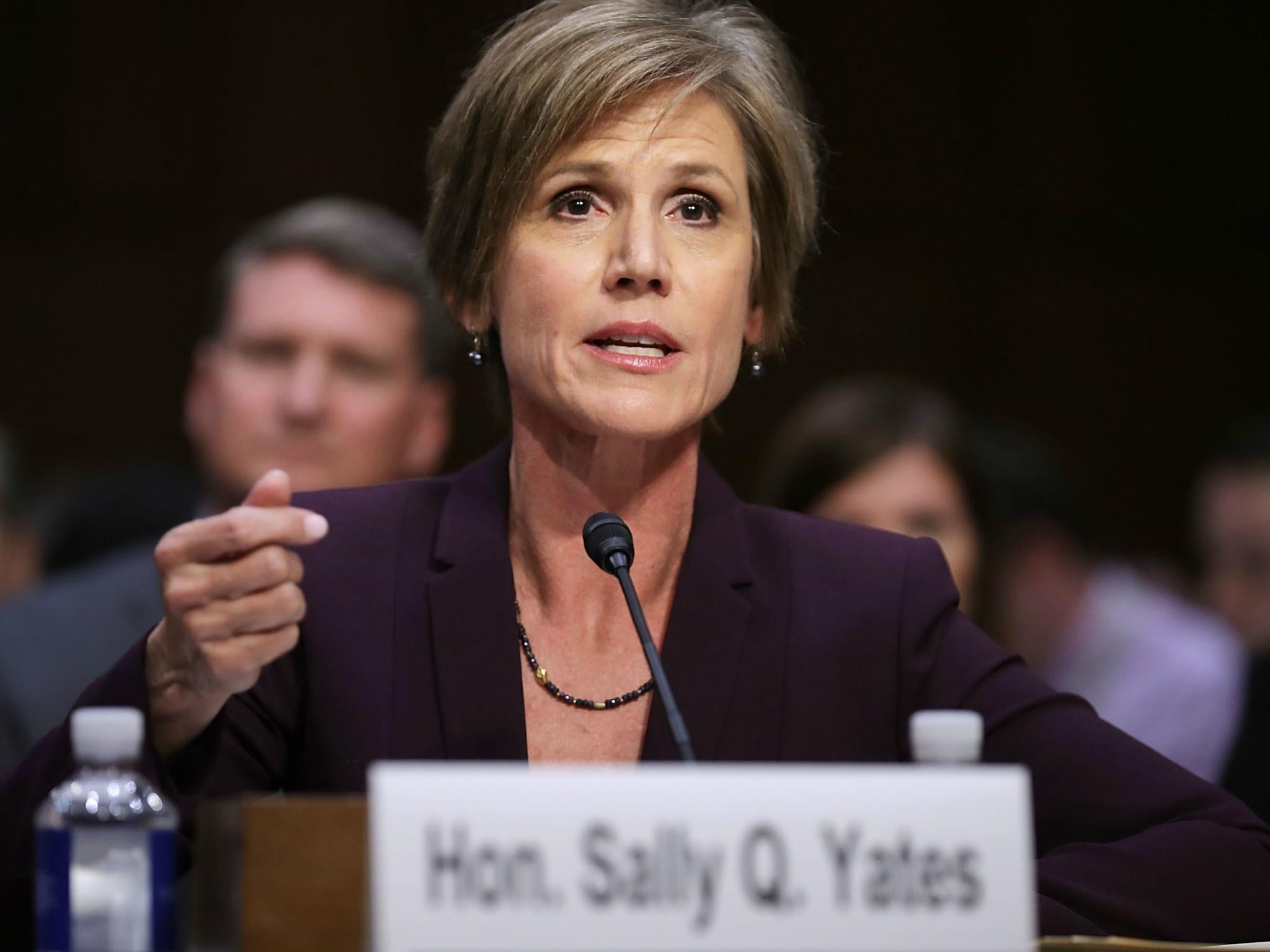 Former Deputy Attorney General Sally Yates warns that Russian hacking of a US election could take place again because of Donald Trump's refusal to believe the intelligence community