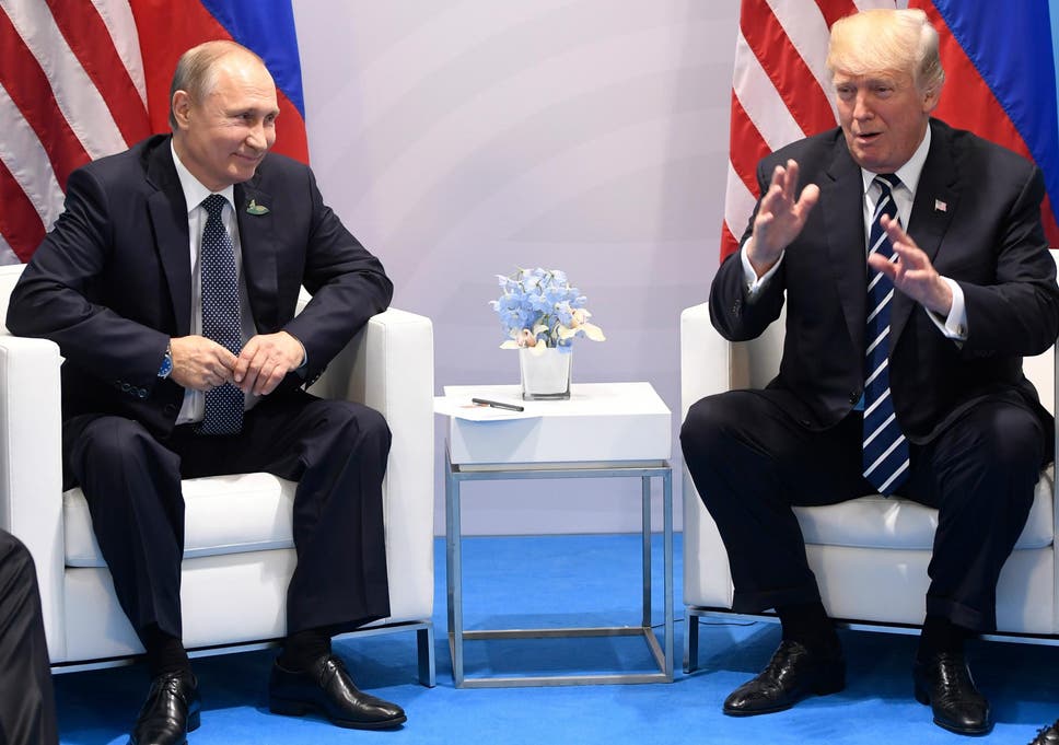 Image result for Amidst huge tension Trump & Putin meets for a Summit