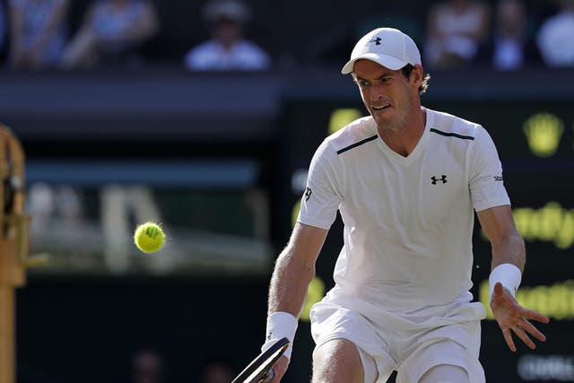 Andy Murray beat Dustin Brown in the second round on Wednesday