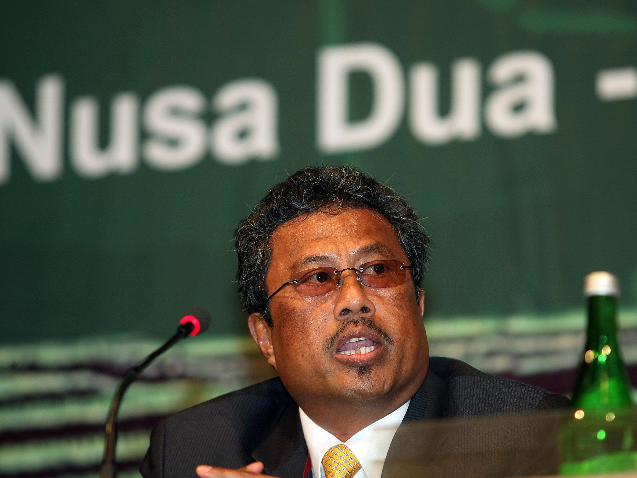 
Palau President Tommy Remengesau told the FAO conference that global warming was a survival issue, not a diplomatic one 