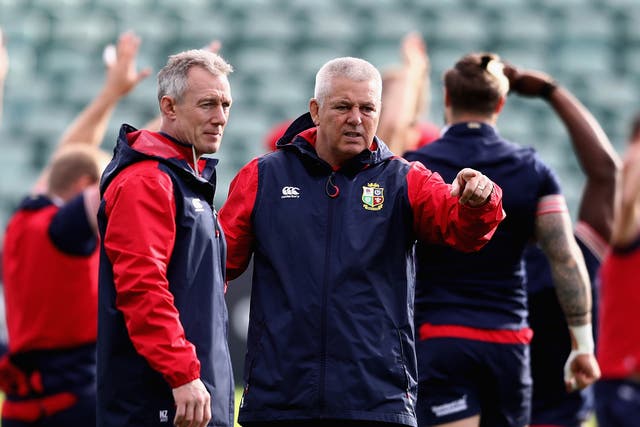Rob Howley vehemently defended Warren Gatland from his critics in the press