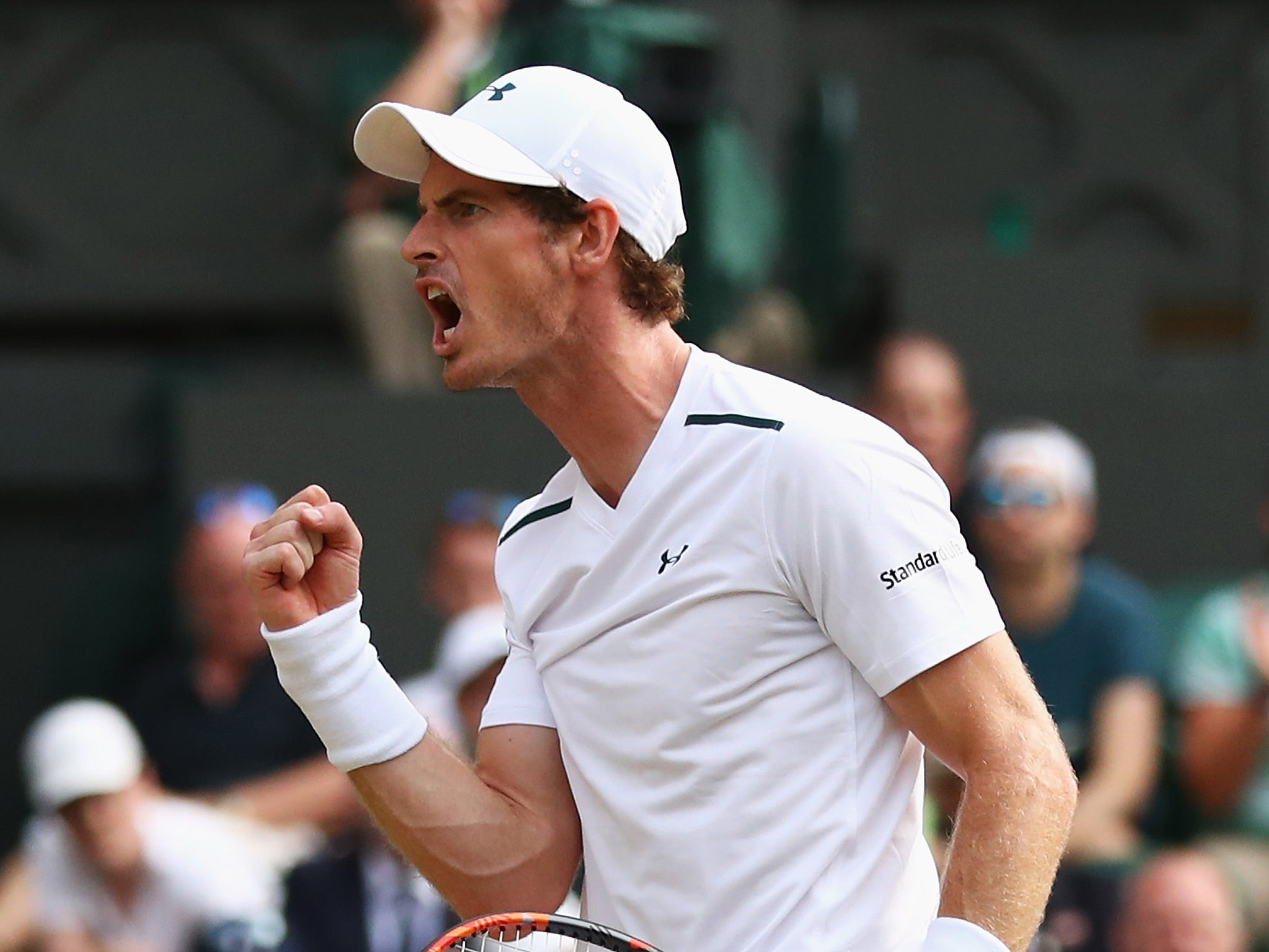 Andy Murray had to dig deep against the tenacious Fabio Fognini