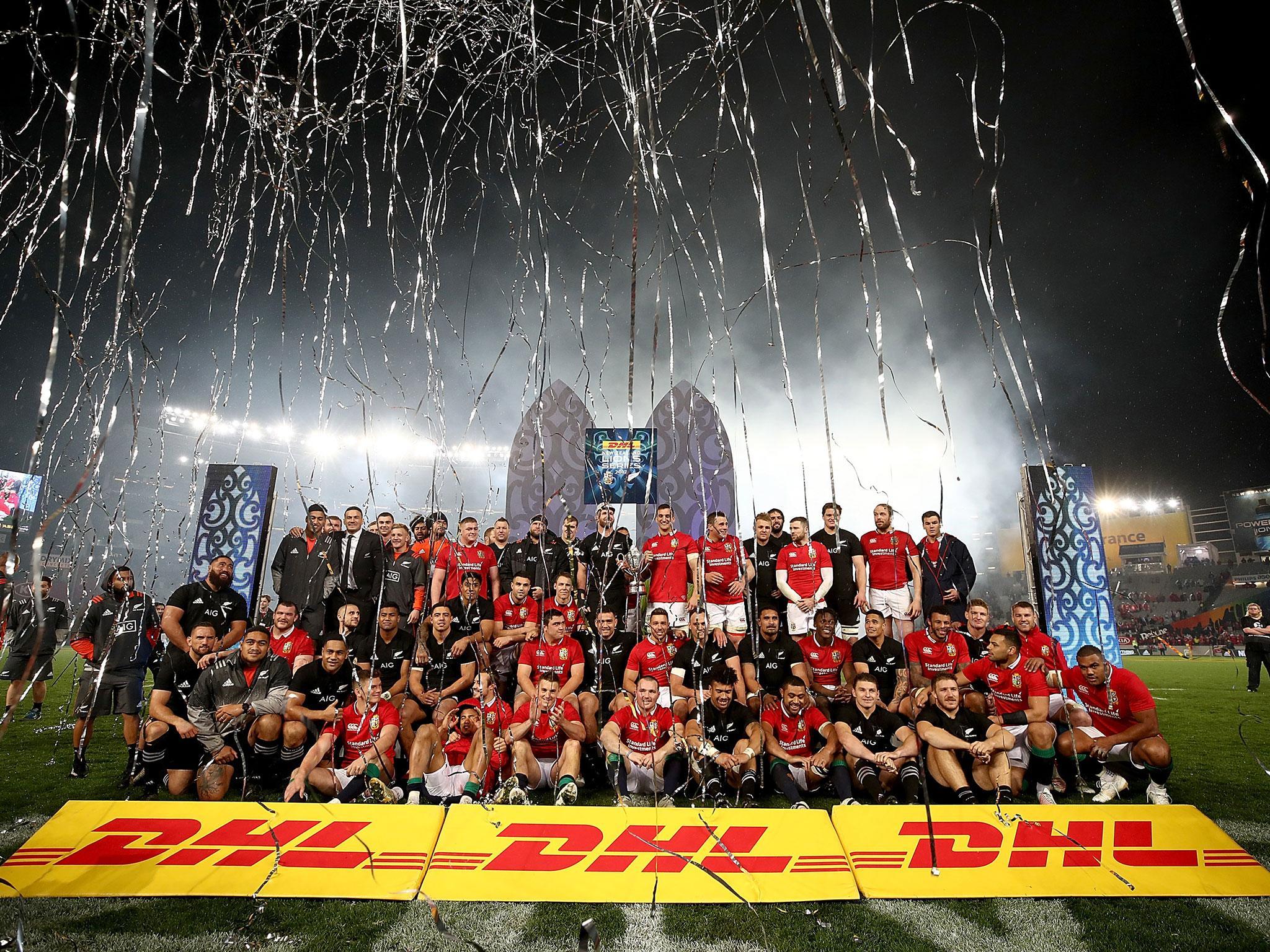 The Lions and All Blacks couldn't be separated after an epic series