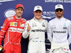 Hamilton and Vettel remain centre stage as Bottas takes Austrian pole