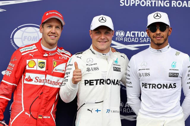 Valtteri Bottas took pole position for Sunday's Austrian Grand Prix