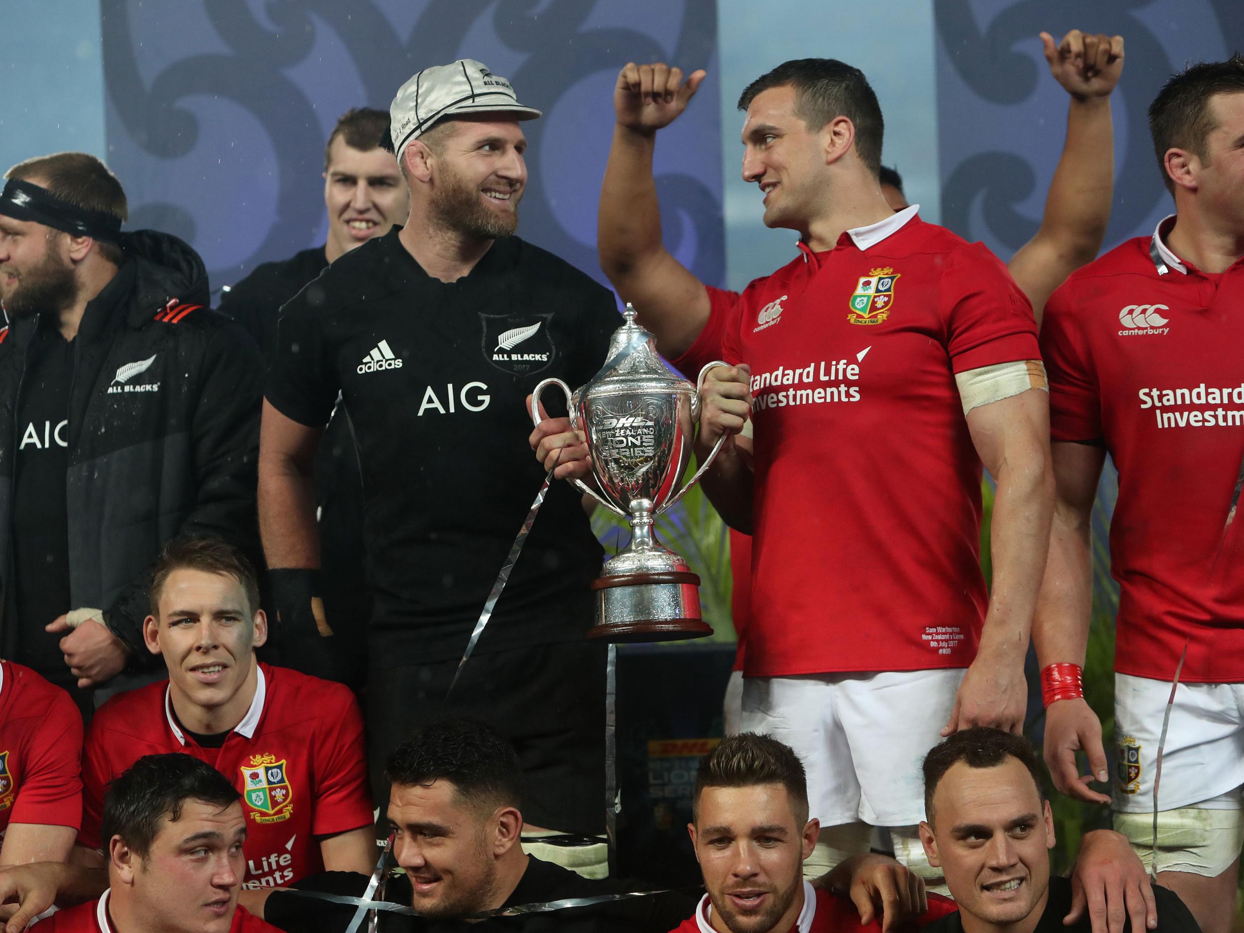 The All Blacks and Lions had to share the series