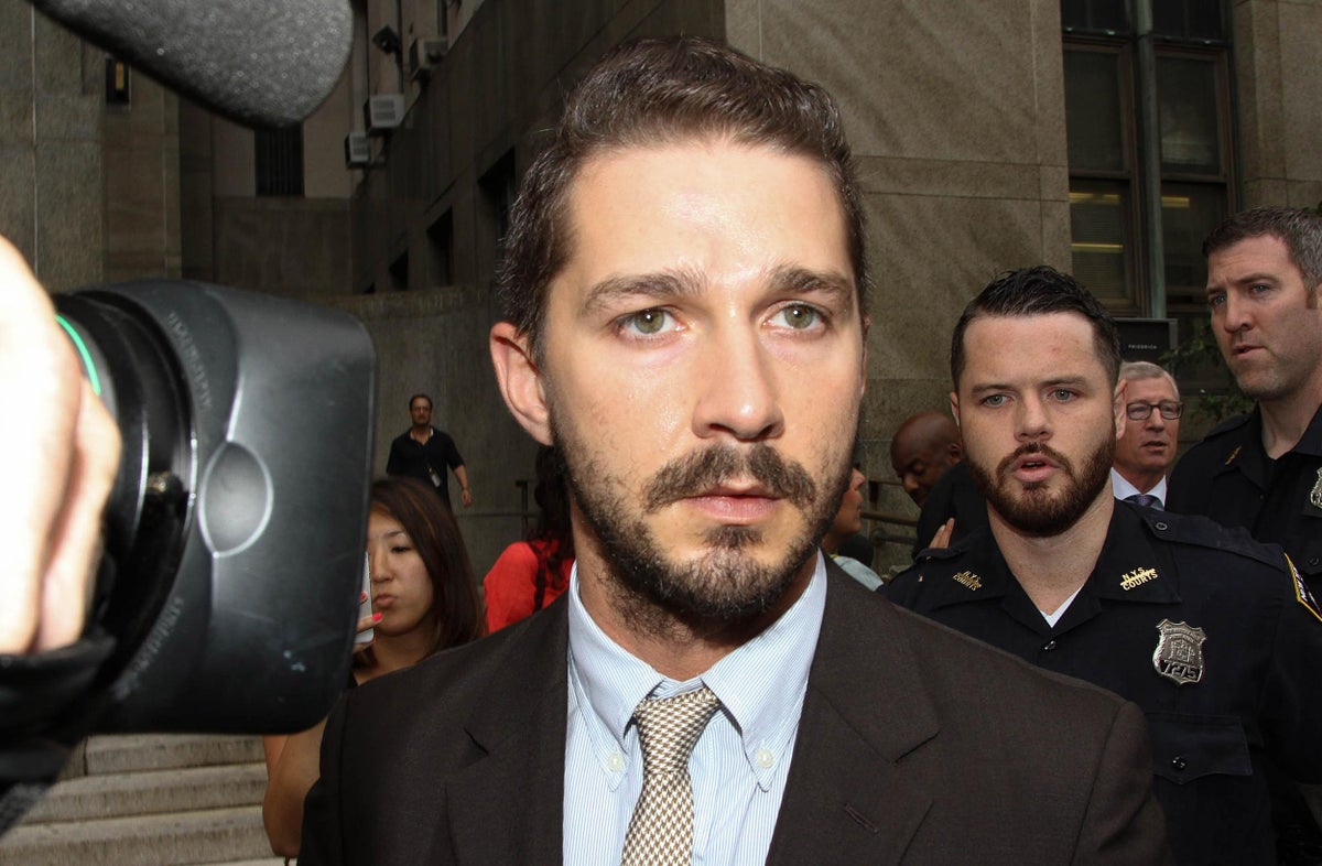 Shia Labeouf Looks Unrecognisable Playing His Own Father For New Role The Independent The Independent