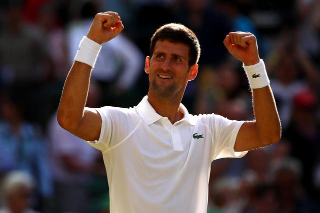 Djokovic is into the second week of Wimbledon
