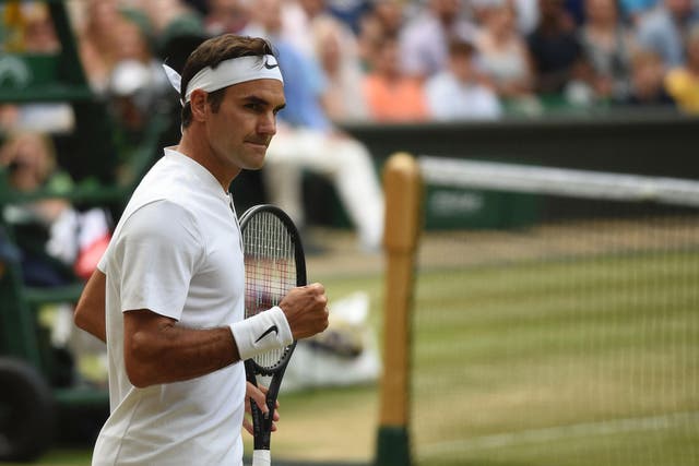 Federer has made smooth progress into the second week of Wimbledon