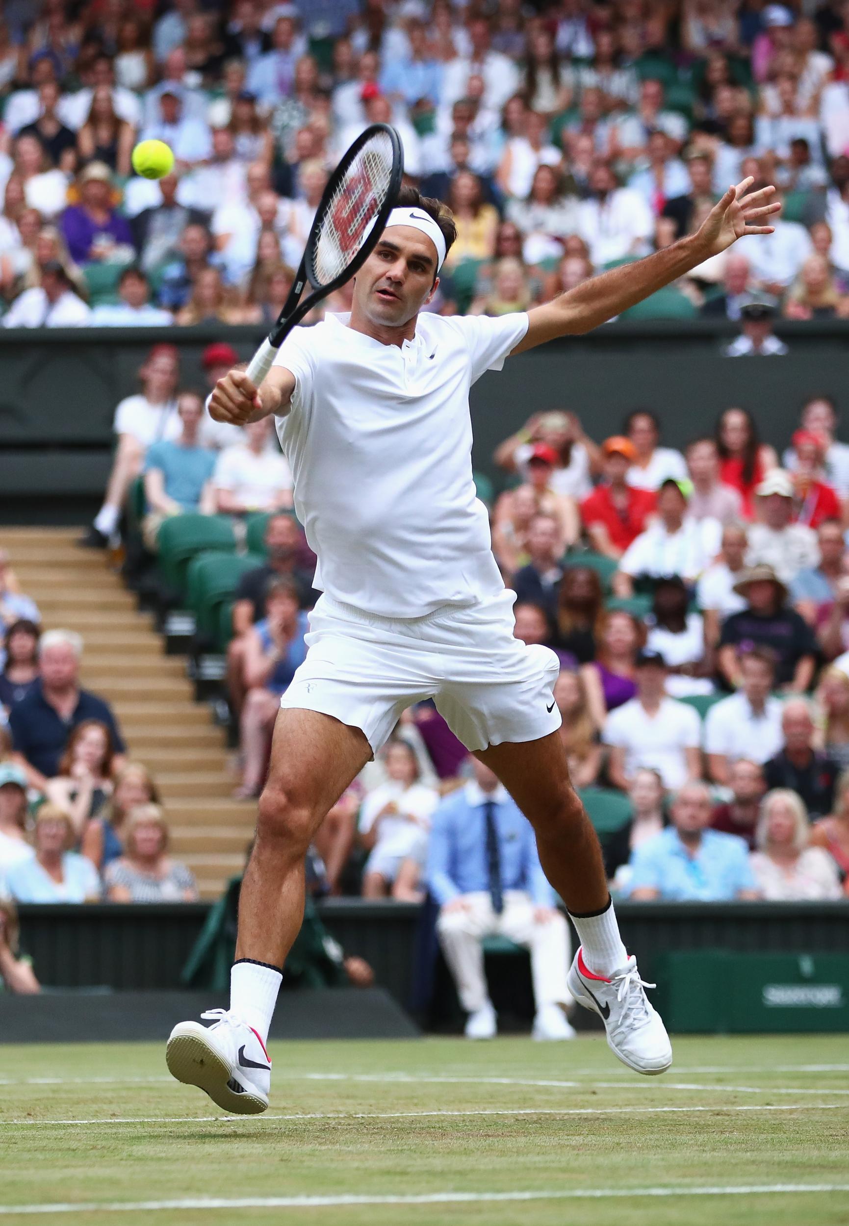 Federer is yet to drop a set at this year's Championships