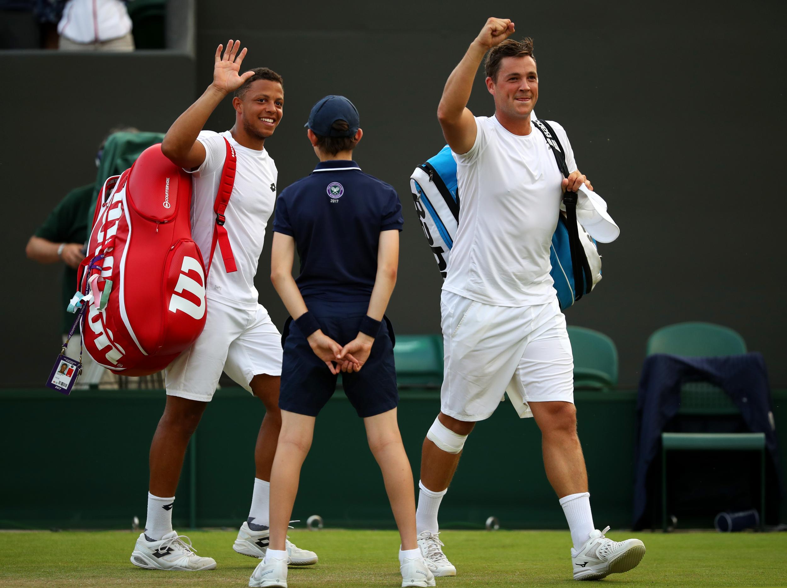 The two men beat the reigning champions