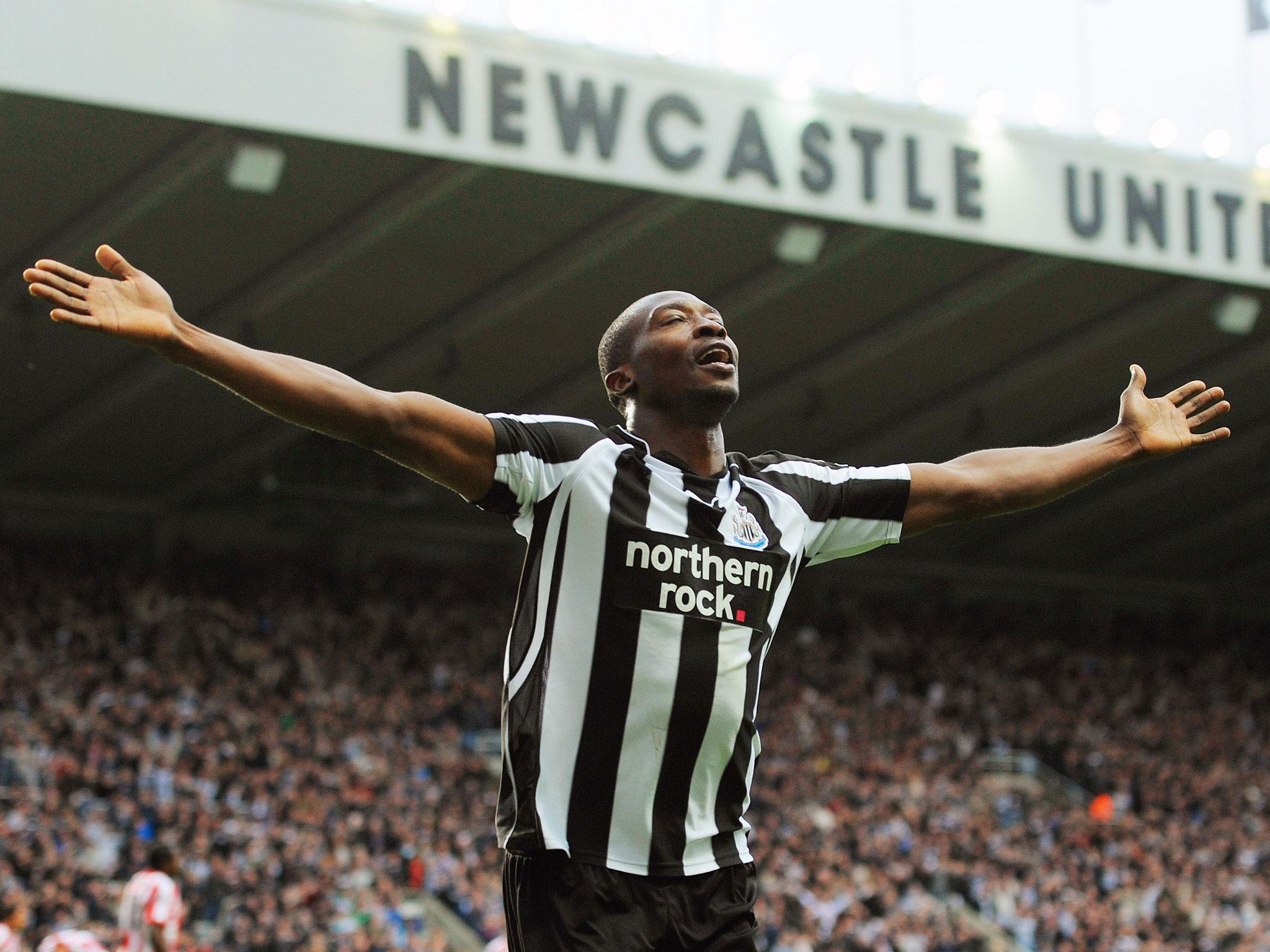 Shola Ameobi remains a hero on Tyneside but is forging a new reputation in slightly different black and white stripes