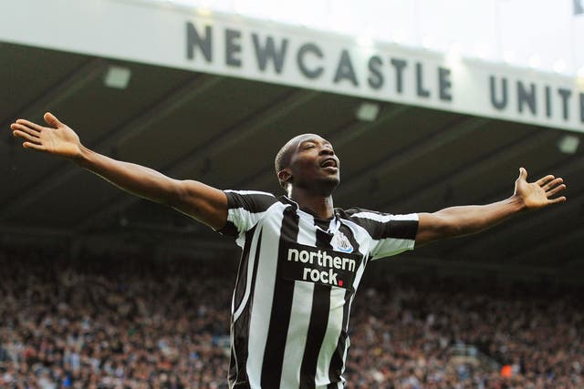 Shola Ameobi remains a hero on Tyneside but is forging a new reputation in slightly different black and white stripes