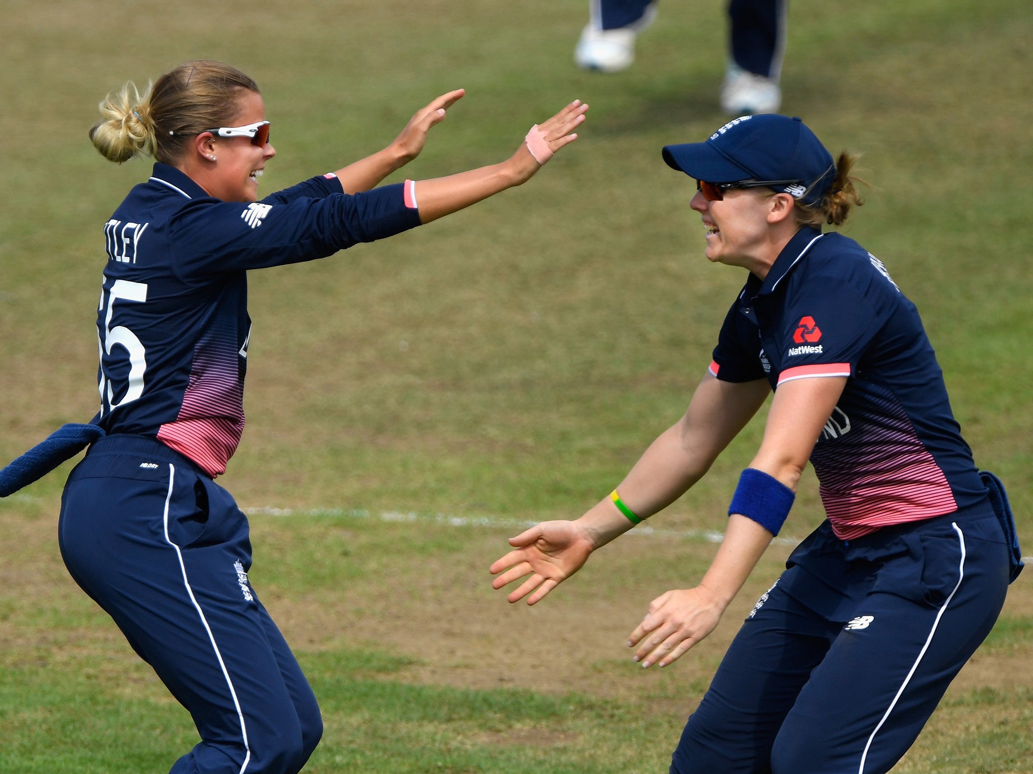 England's bowlers began to turn the screw