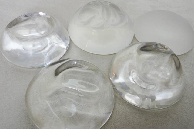 Breast implants of different types