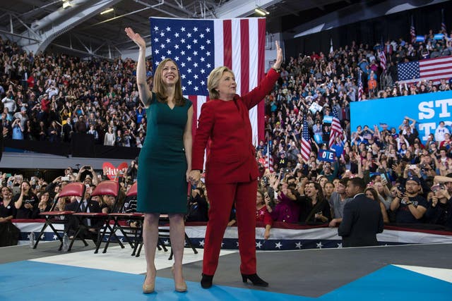 Ms Clinton frequently appeared with her mother during the 2016 campaign