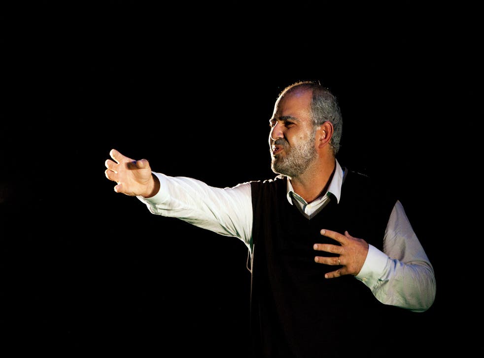 Edinburgh-bound: Amer Hlehel plays Palestinian poet Taha Muhammad Ali