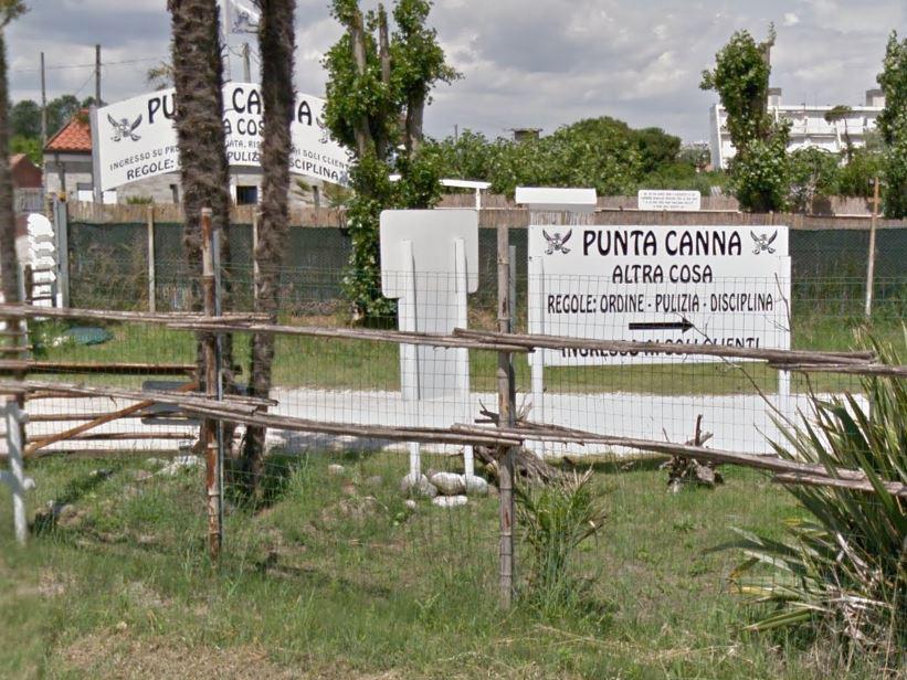 The Punta Canna beach club praises order and discipline