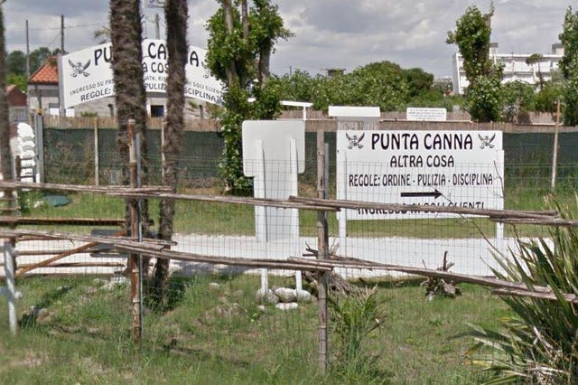 The Punta Canna beach club praises order and discipline