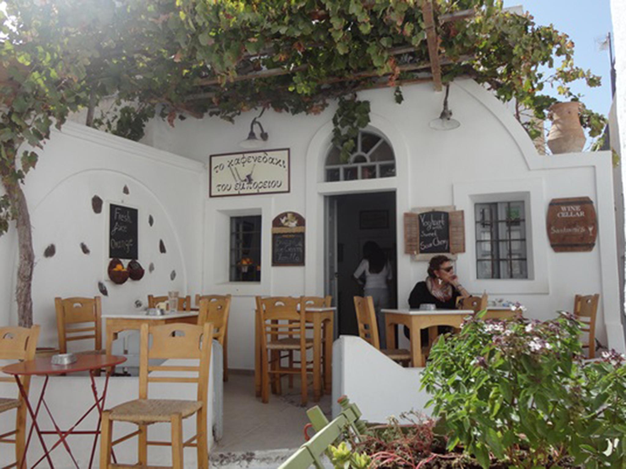 To Kafenedaki tou Emboriou is the best place to enjoy a Greek coffee