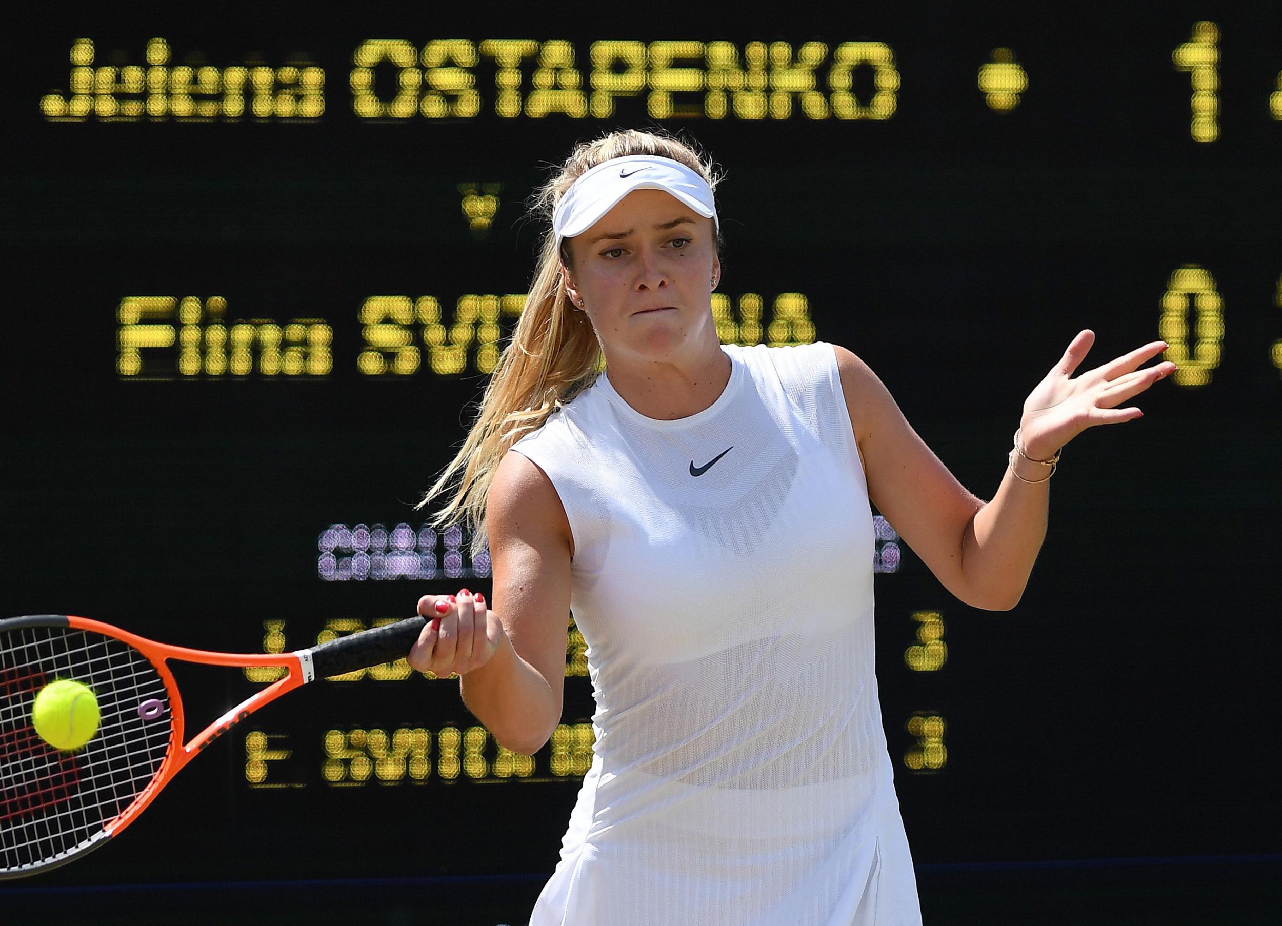 Svitolina was the fourth seed at this year's Championships