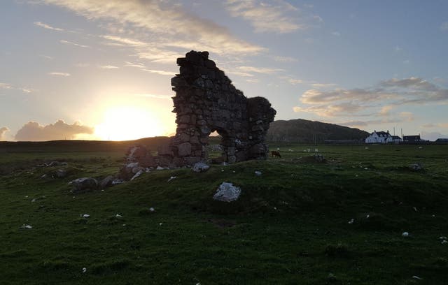 The 'Bishop's House' ruin on Iona