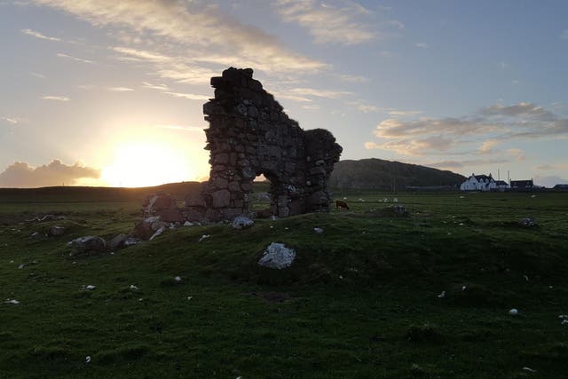 The 'Bishop's House' ruin on Iona