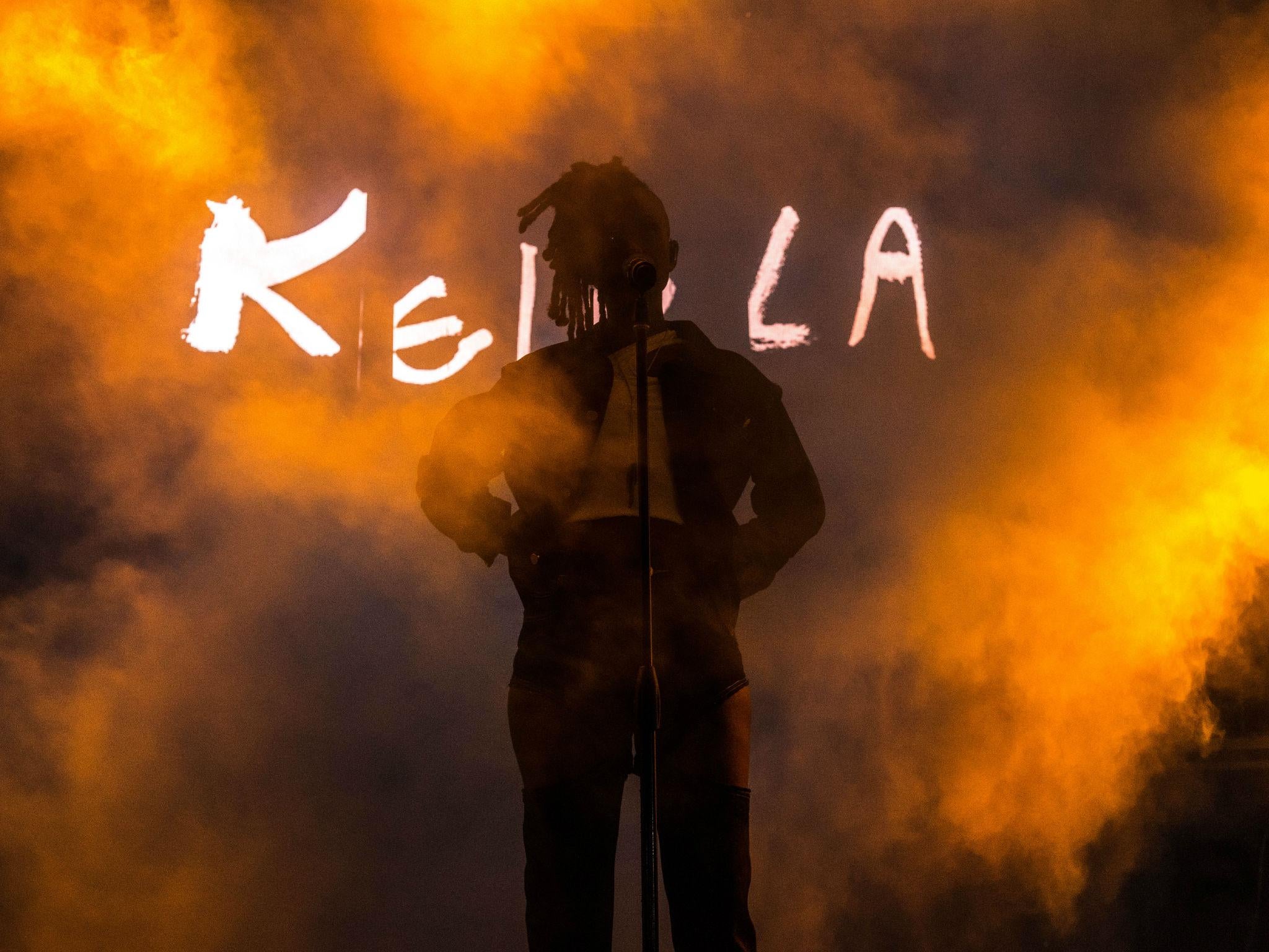 Kelela performs at Full Moon Festival