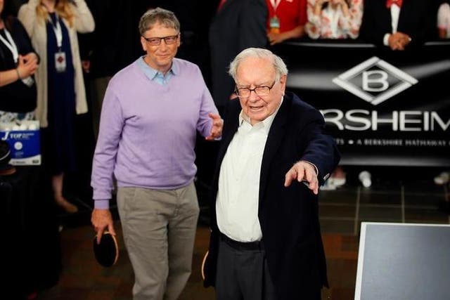 Mr Buffett, 86, has donated roughly $21.9bn to the Gates Foundation over the last decade
