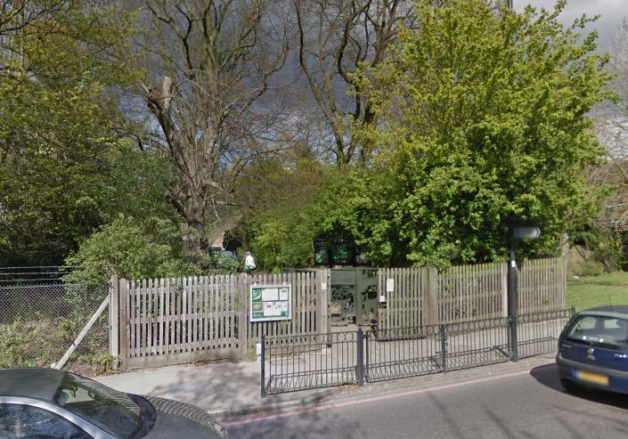 The incident took place while the child was out with a relative at Highgate Wood, in Muswell Hill Road on Sunday afternoon, police said