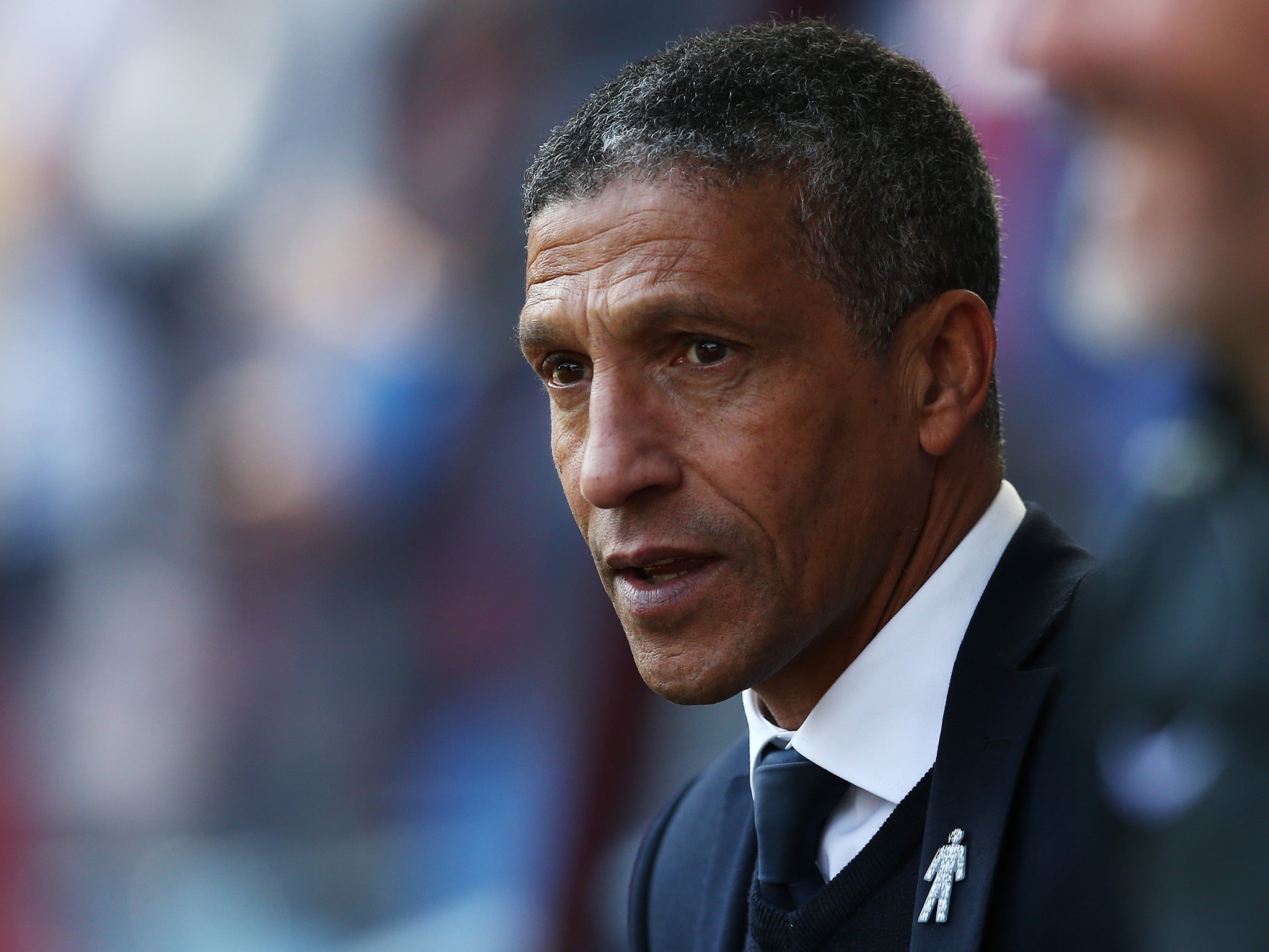 Chris Hughton led Brighton and Hove Albion to promotion from the Championship last season