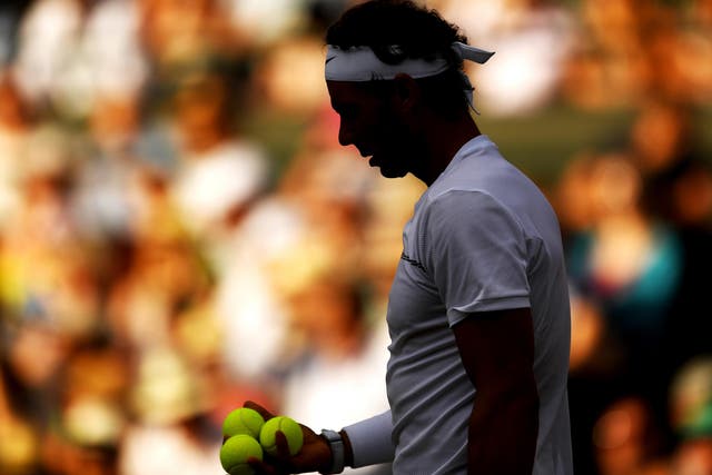 Nadal was not impressed with being made to play on No 1 Court