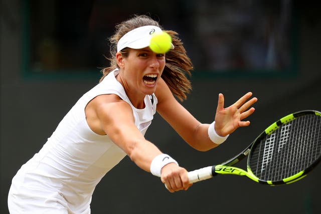 Konta will be hoping to maintain her winning run against Halep
