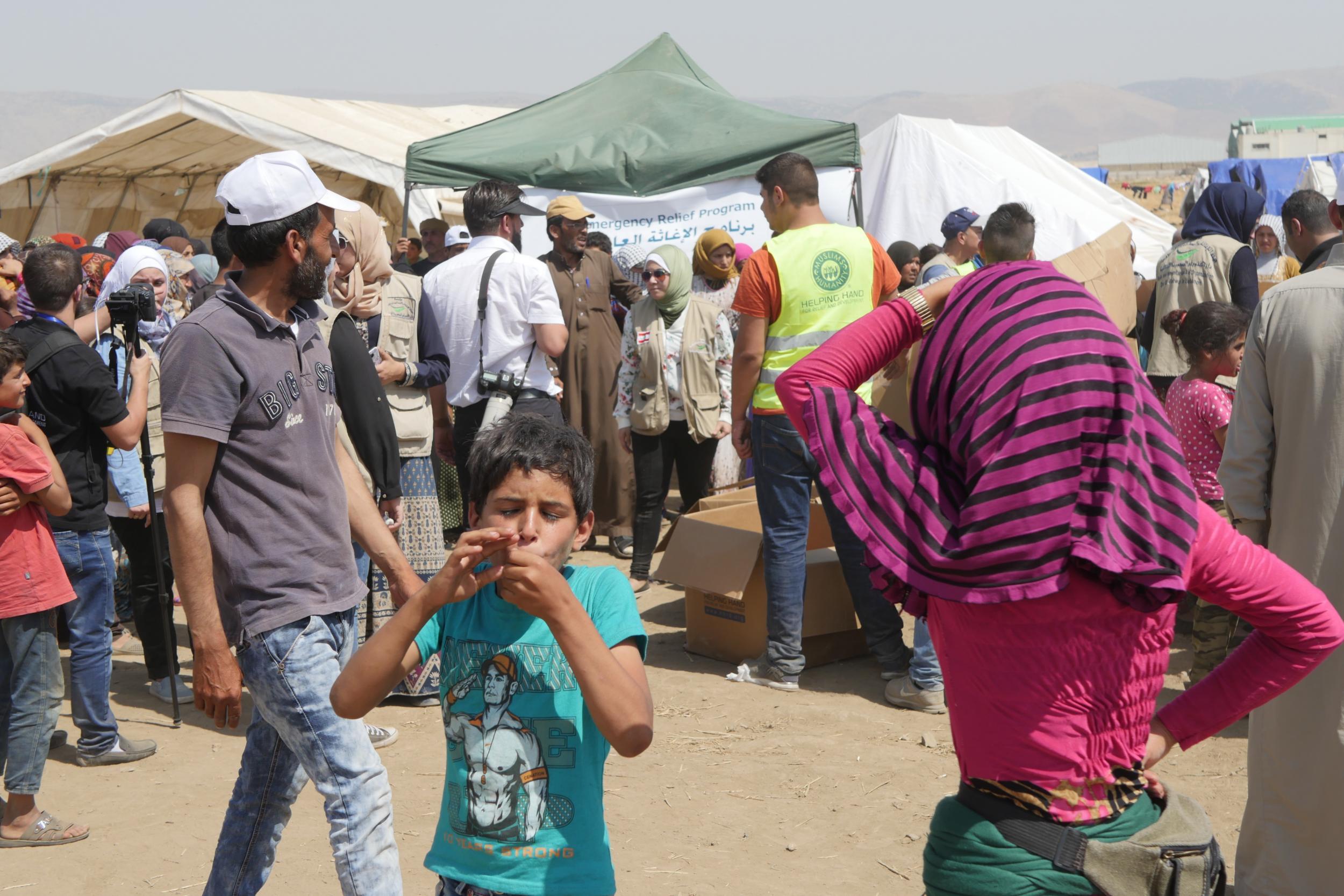 "The only thing that will really make the crisis go away is if the [Syrian] war ends,” a volunteer with a local charity said