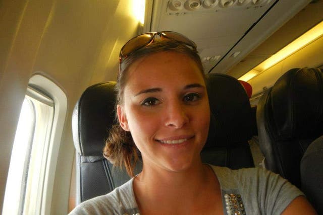 Heidi McKinney on a previous flight