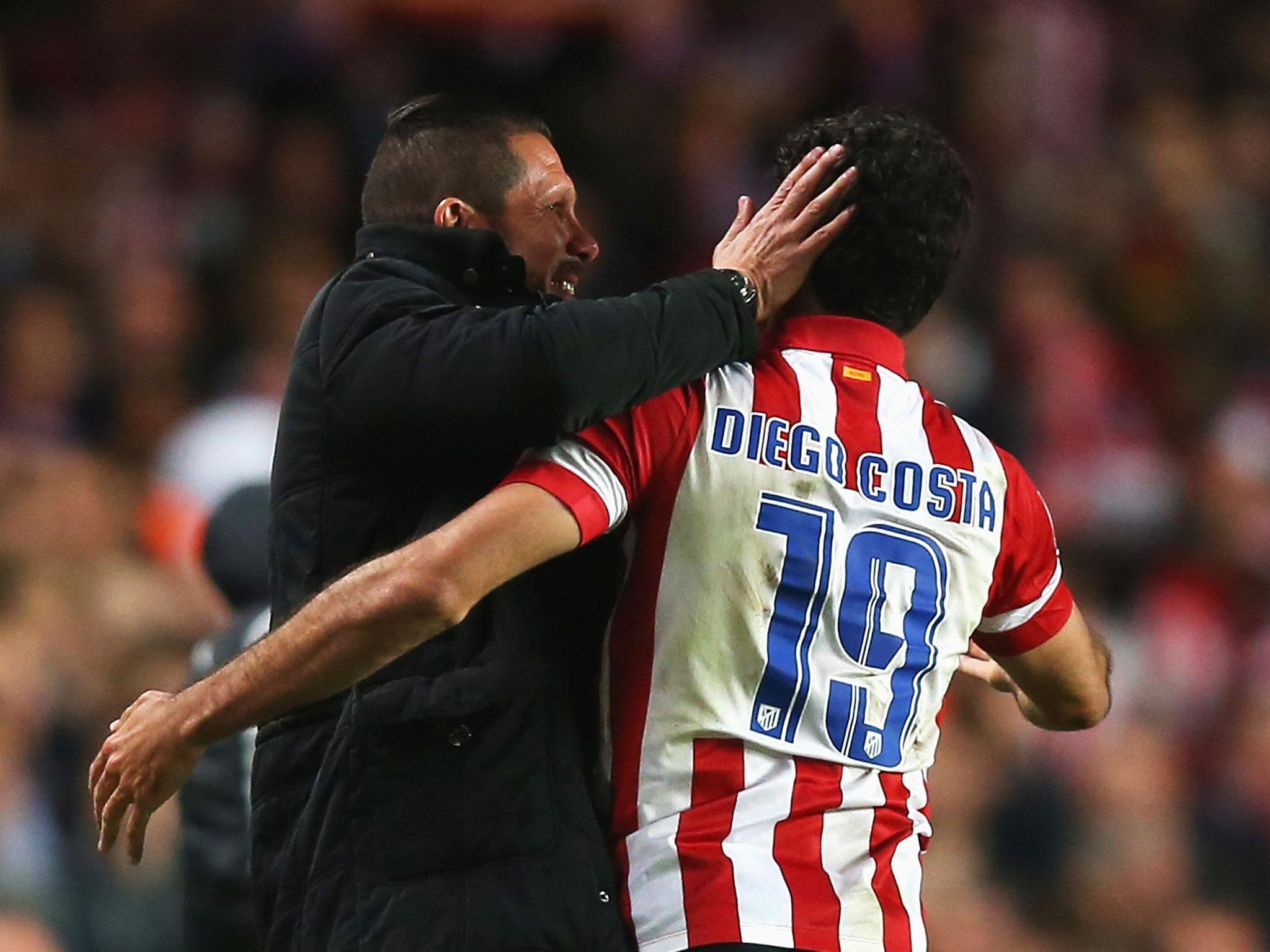 Diego Simeone is hoping to be reunited with Diego Costa before the window closes