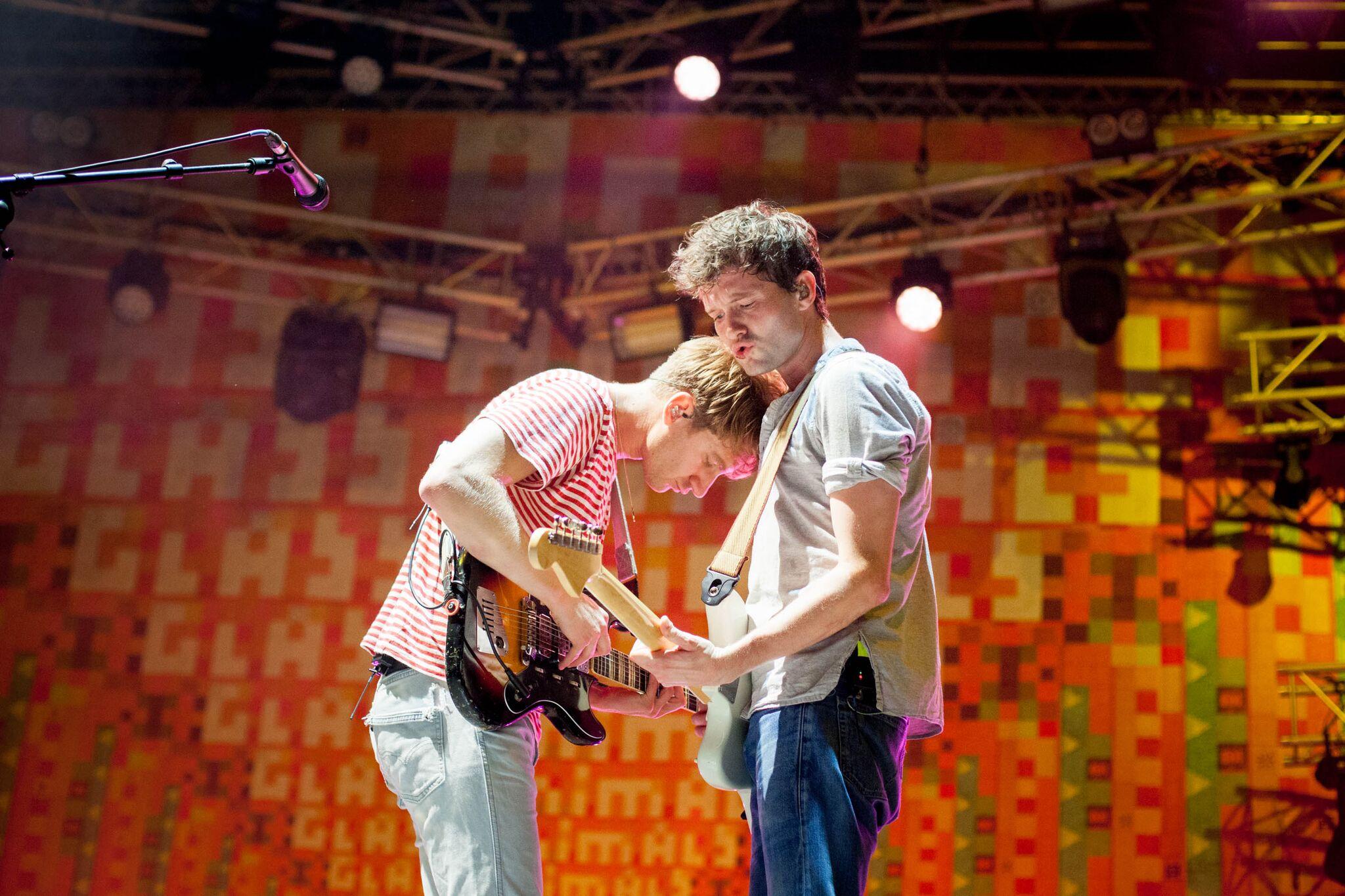 Glass Animals onstage at NOS Alive