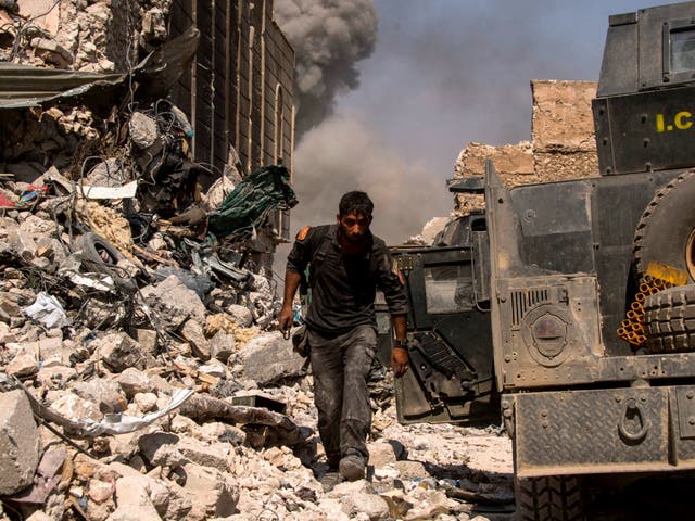 The offensive against Isis in Mosul has left thousands of buildings destroyed