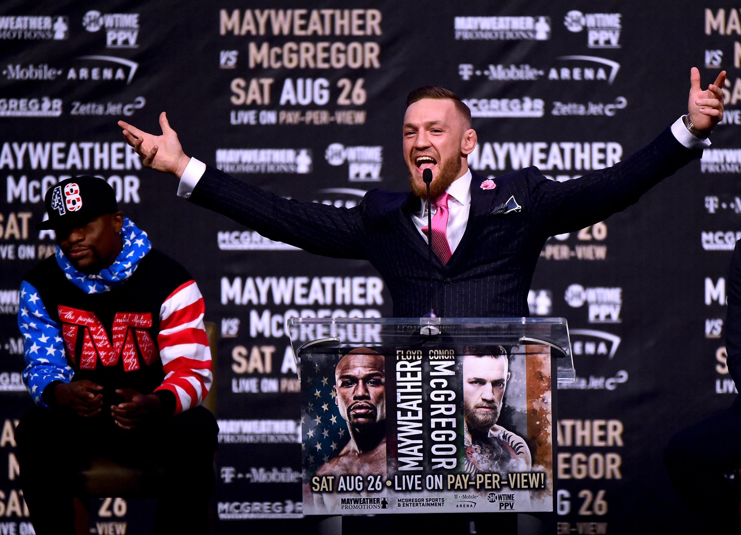 McGregor ran riot before his mic was cut