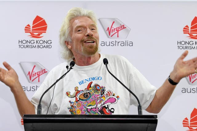 Richard Branson claims his success has nothing to do with luck