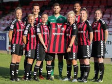 Football club become first to pay women’s team the same as the men